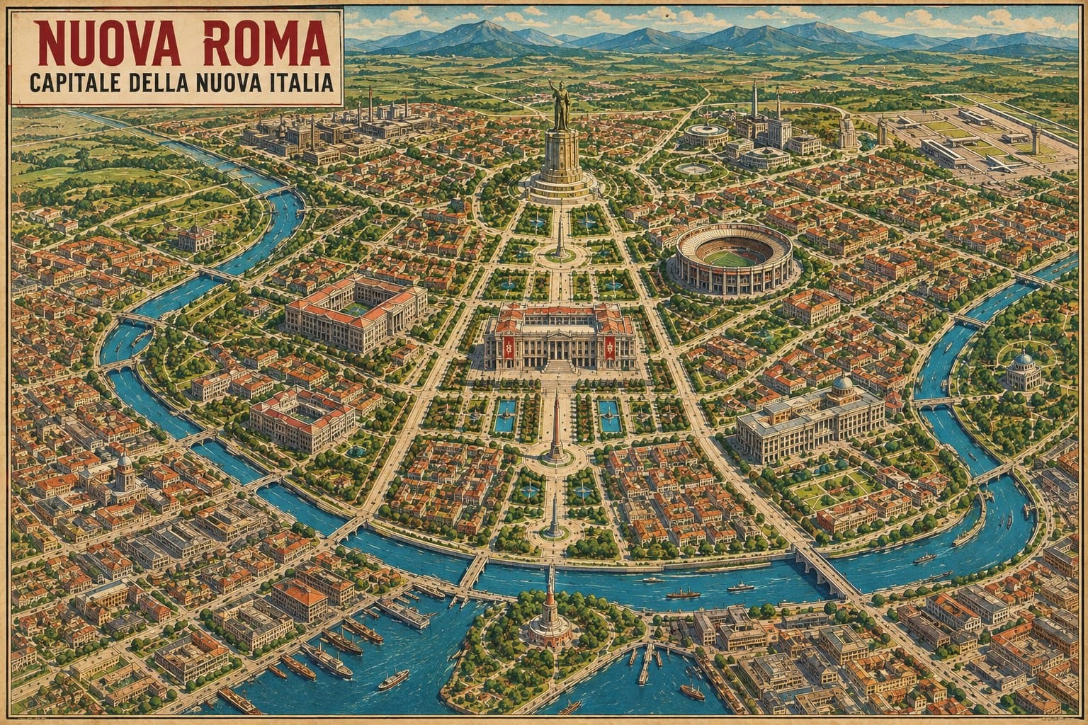Mappa di Nuova Roma